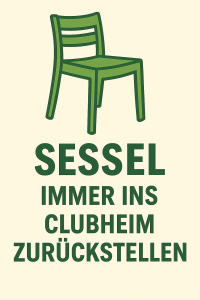 Neue Gartenmöbel für unser Clubleben